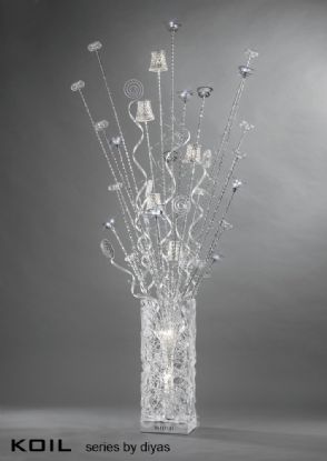 Koil Aluminium Crystal Table Lamps Diyas Home Modern Crystal Table Lamps Koil Aluminium Crystal Table Lamps Diyas Home Modern Crystal Table Lamps